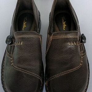 Thom McAn Dark Brown Leather Loafers